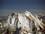 
Kang Nachugo east face at sunrise from the Trakarding Glacier
